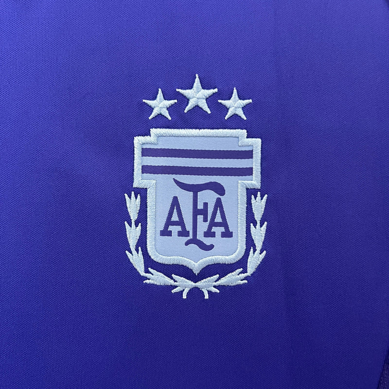 Camisa Argentina Away 24/25 Torcedor Adidas Feminina - Azul Escuro