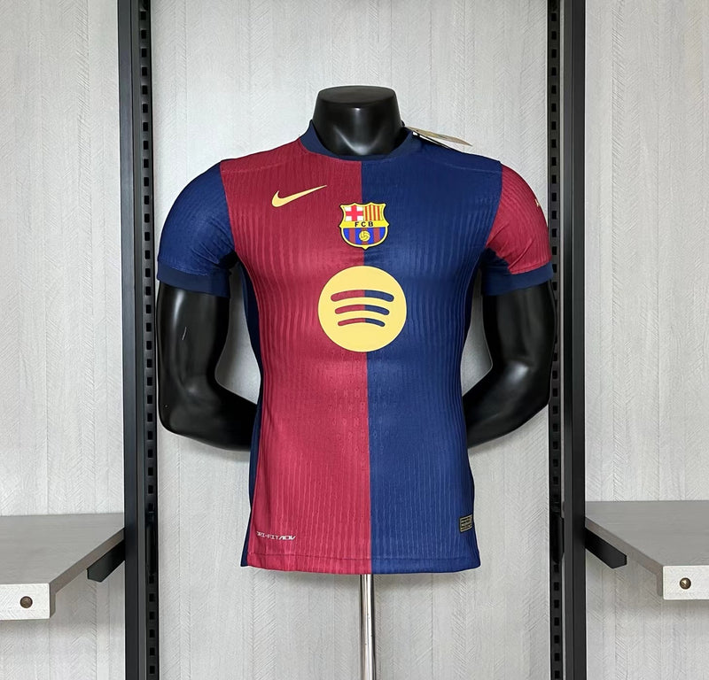 Camisa Barcelona Home 24/25 Jogador Nike Masculina - Grená