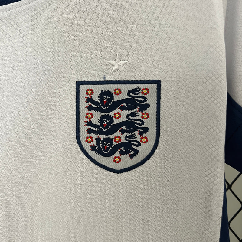 Camisa Inglaterra Home 24/25 Torcedor Nike Feminina - Branco