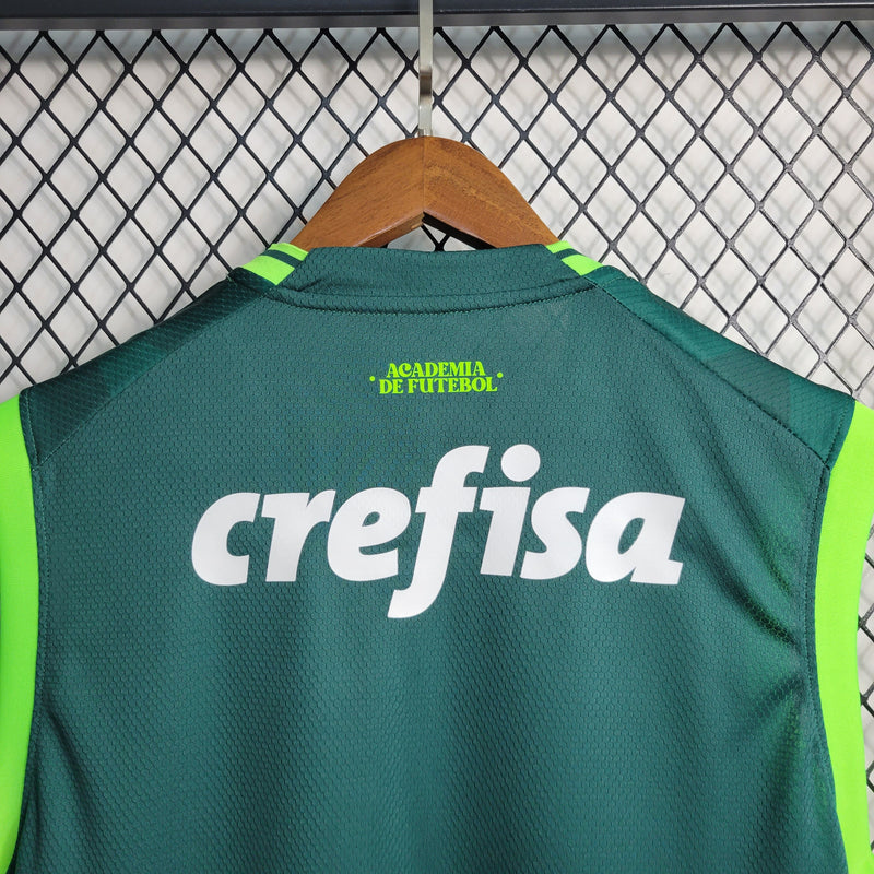 Palmeiras Home 23/24 Regata Torcedor Puma Masculino - Verde