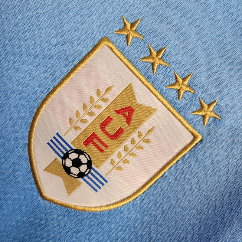 Camisa Uruguai Home 22/23 Torcedor Puma Masculina - Azul