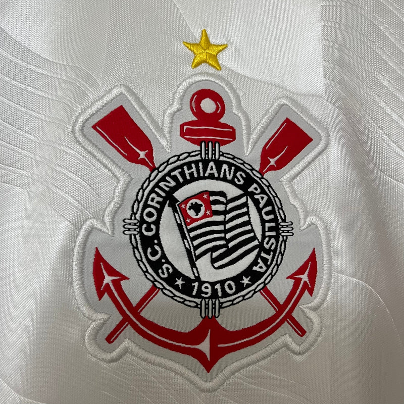 Camisa Corinthians Retro Home 1994 Torcedor Penalty Masculina - Branca