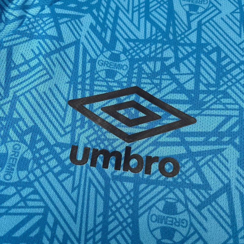 Camisa Grêmio Treino 24/25 Torcedor Umbro Masculino - Azul cLARO