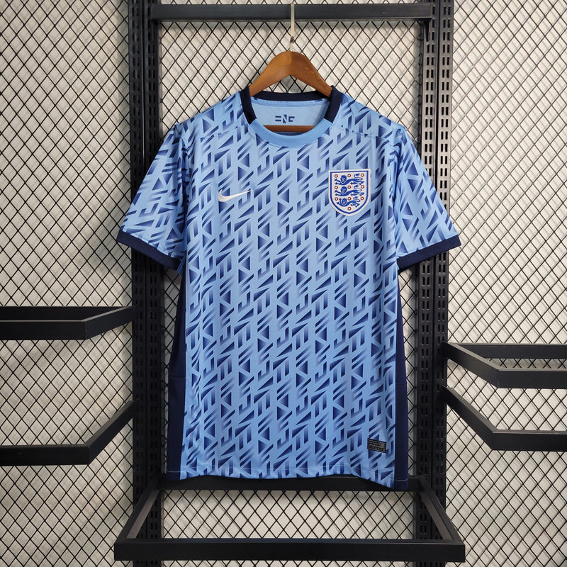 Camisa Inglaterra Feminino Away 23/24 Torcedor Nike Masculina - Azul