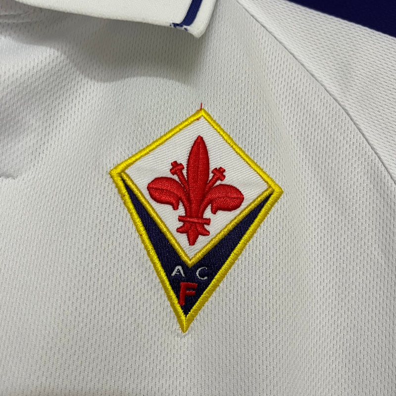 Camisa Fiorentina Away Retro 98/99 Torcedor Fila Masculino - Branco e Roxo