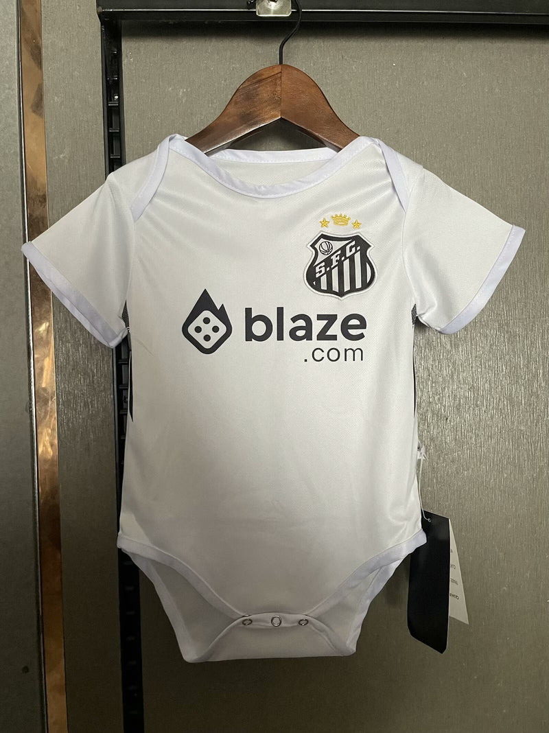 Body Bebê Infantil Santos Home 24/25 Umbro Unissex - Branco