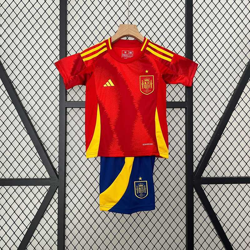 Kit Infantil Espanha Home 24/25 Adidas Unissex - Vermelho