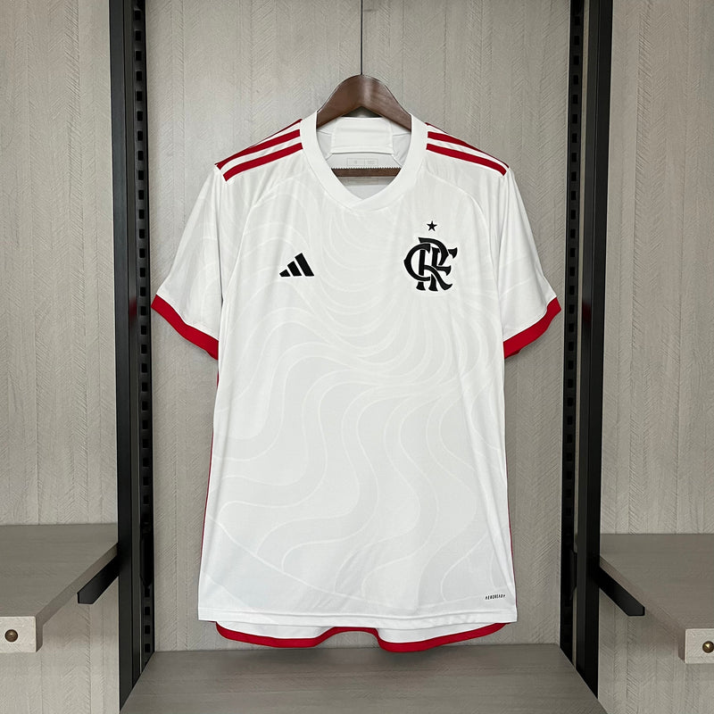 Camisa Flamengo Away 24/25 Torcedor Adidas Masculina - Branca