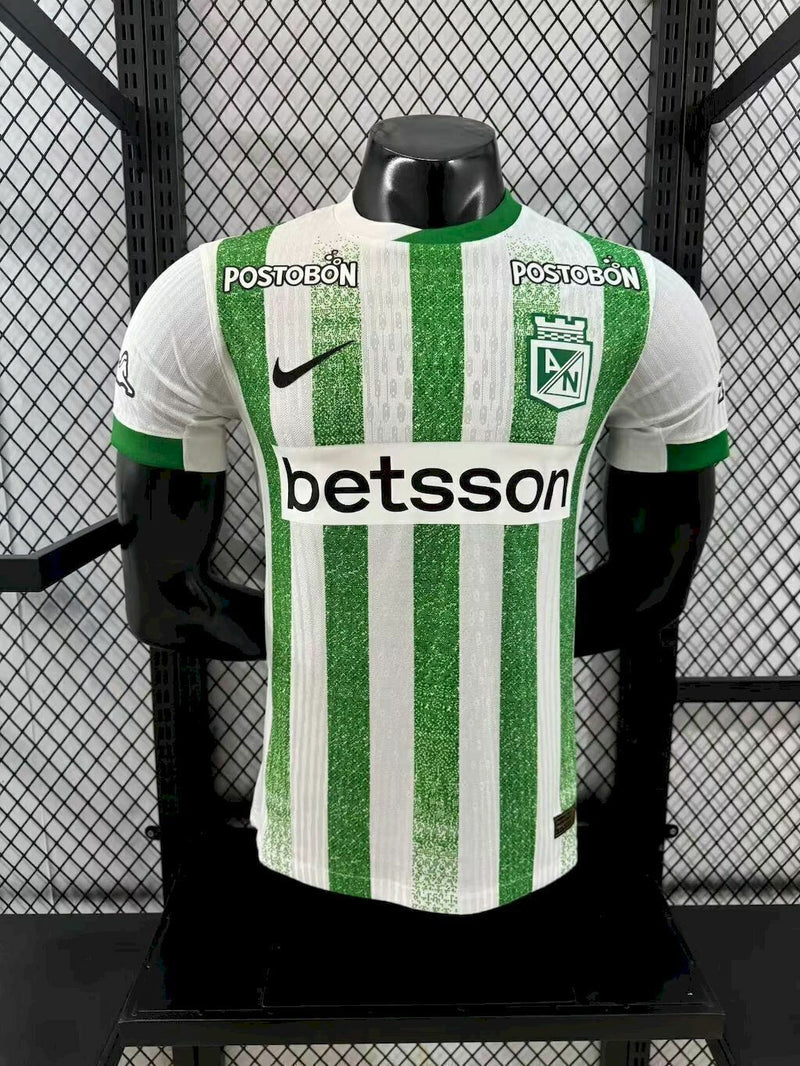 Camisa Atletico Nacional Home 25/26 Jogador Nike Masculino - Branca e Verde