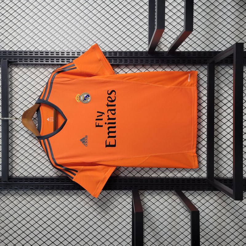 Camisa Real Madrid Retrô Away 13/14 Adidas Masculina - Laranja