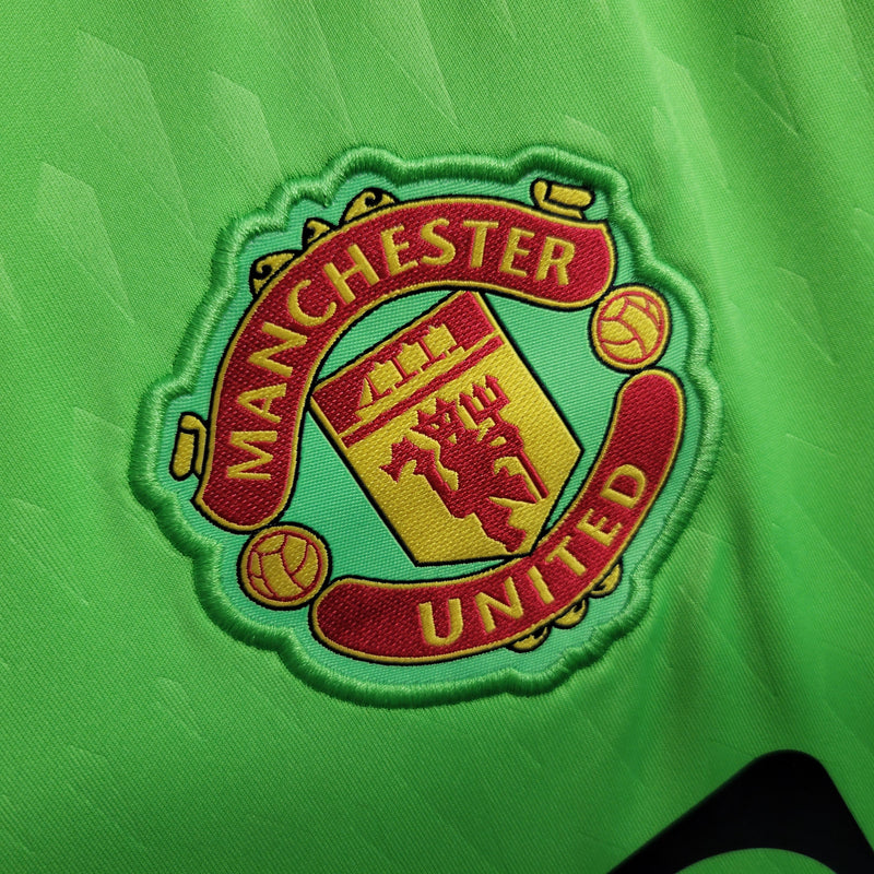 Camisa Manchester United Goleiro 23/24 Torcedor Adidas Masculina - Verde