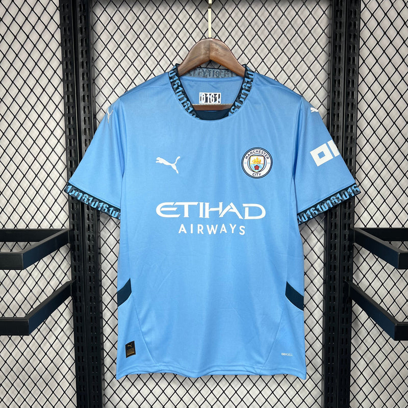 Camisa Manchester City Home 24/25 Torcedor Puma Masculina - Azul