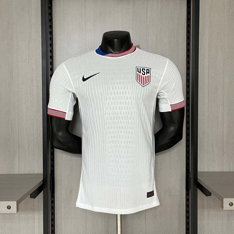 Camisa EUA Home 24/25 Jogador Nike Masculina - Branco