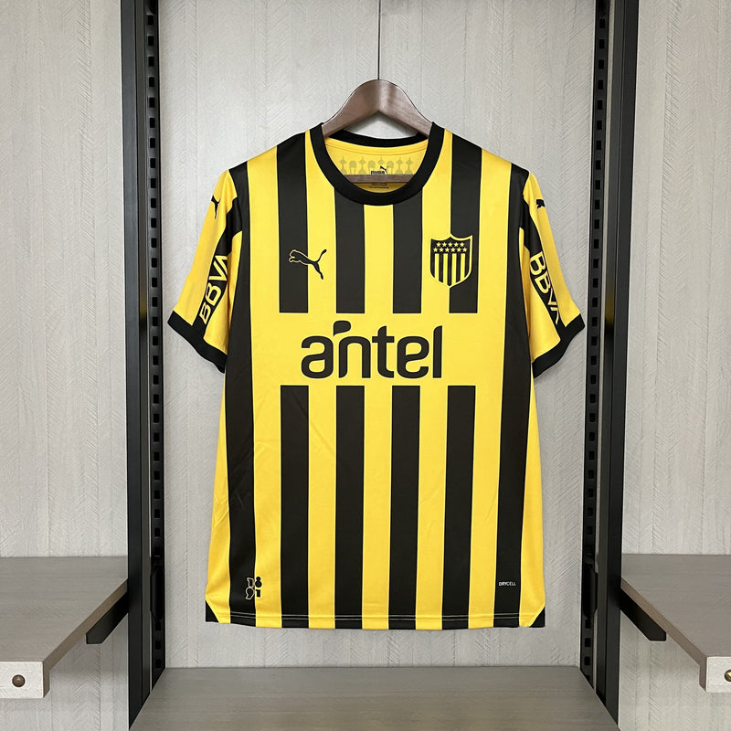 Camisa Peñarol Home 24/25 Torcedor Puma Masculina - Amarelo e Preto