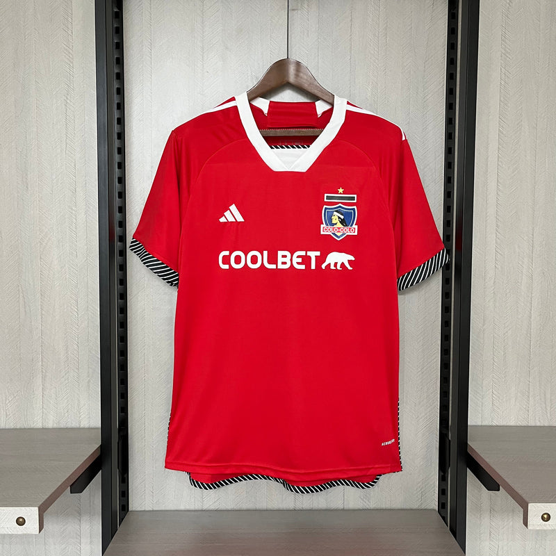 Camisa Colo Colo Third 24/25 Torcedor Adidas Masculina - Vermelho