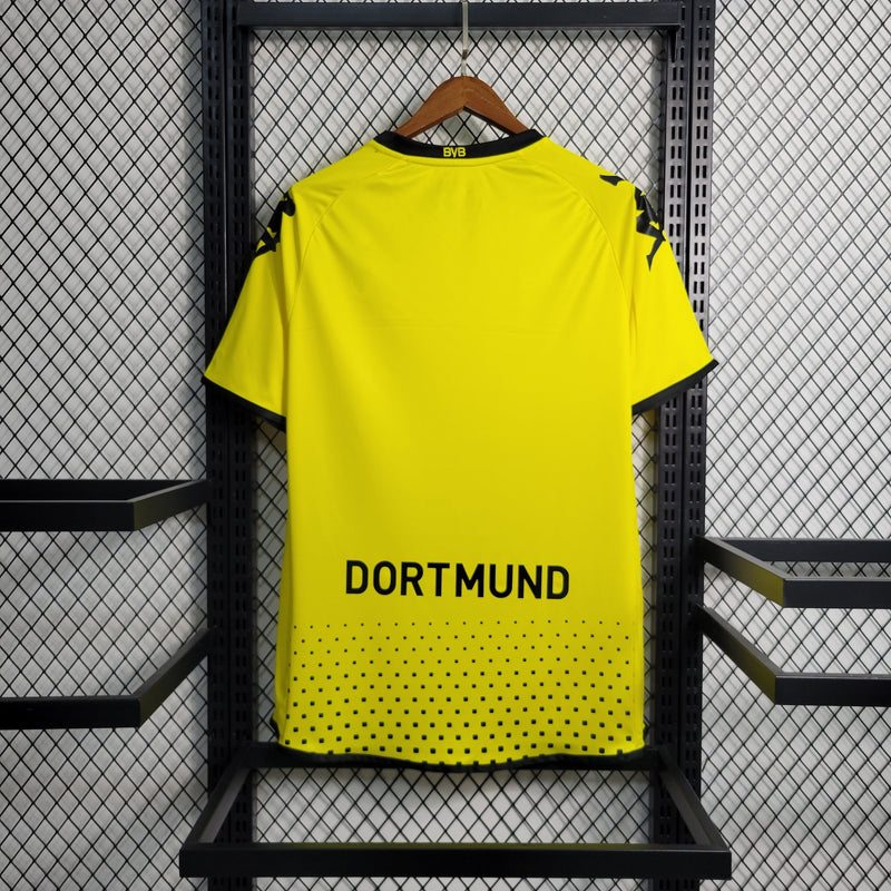 Camisa Borussia Dortmund Home Retro 2012 Torcedor Kappa Masculina - Amarela