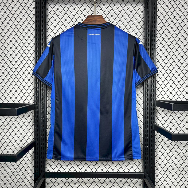 Camisa Atalanta Home 24/25 Torcedor Joma Masculina - Azul e Preto