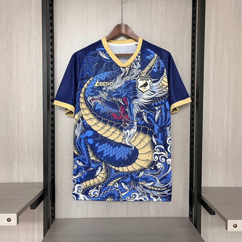 Camisa Japão Edição Especial Dragão 24/25 Torcedor Adidas Masculina - Azul