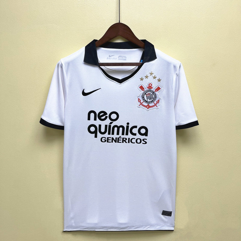 Camisa Corinthians Retro Home 11/12 Torcedor Nike Masculina - Branca