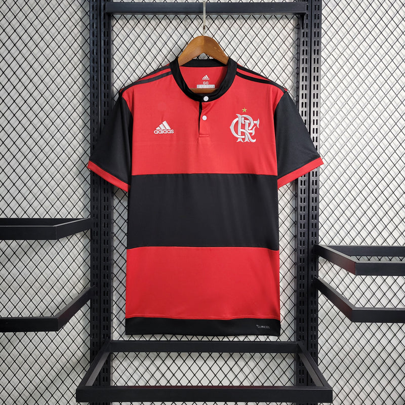 Camisa Flamengo Retro Home 2017 Torcedor Adidas Masculina - Vermelho