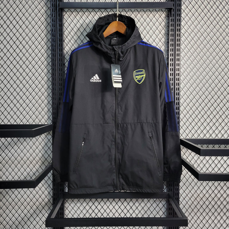 Corta Vento Arsenal Adidas Unissex - Preto e Azul