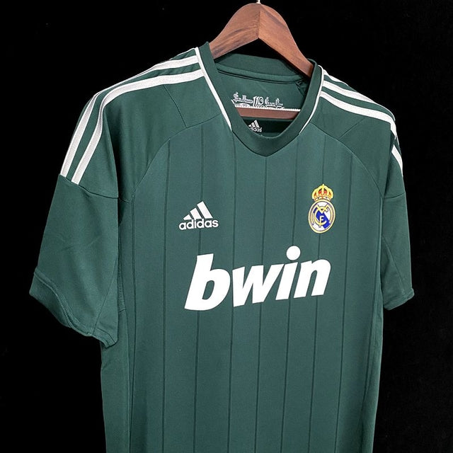 Camisa Real Madrid Retrô Third 12/13 Adidas Masculina - Verde Escuro