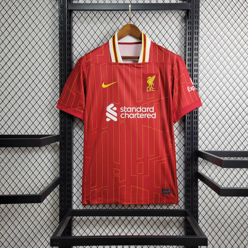 Camisa Liverpool Home 24/25 Torcedor Nike Masculina - Vermelho