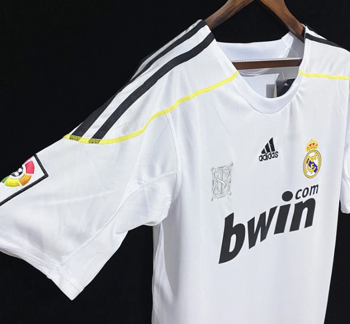 Camisa Real Madrid Retrô Home 09/10 Adidas Masculina - Branca