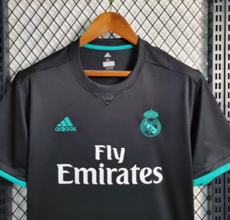 Camisa Real Madrid Retrô Third 17/18 Adidas Masculina - Preto