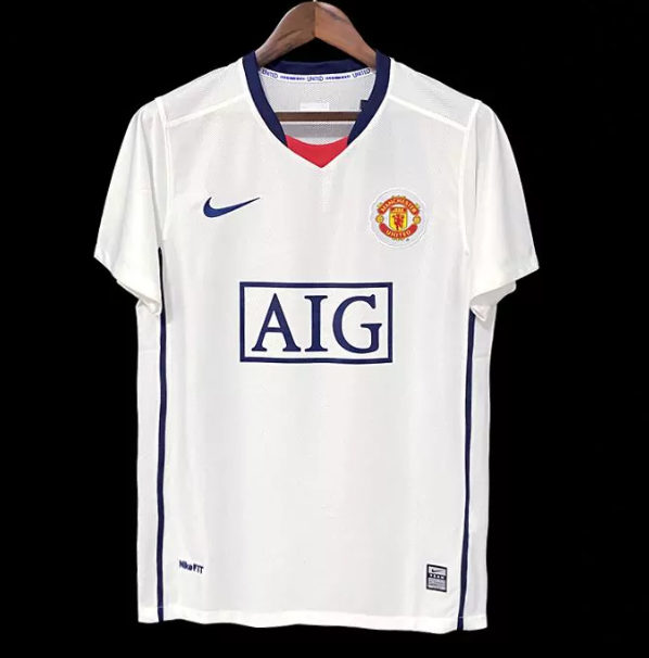 Camisa Manchester United Away Retro 08/09 Nike Masculina - Branca