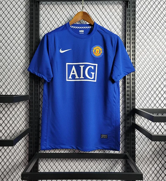 Camisa Manchester United Away Retro 07/08 Nike Masculina - Azul