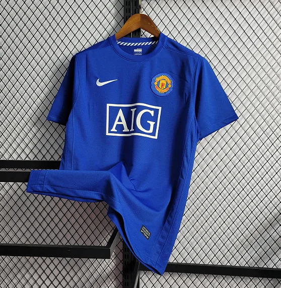 Camisa Manchester United Away Retro 07/08 Nike Masculina - Azul