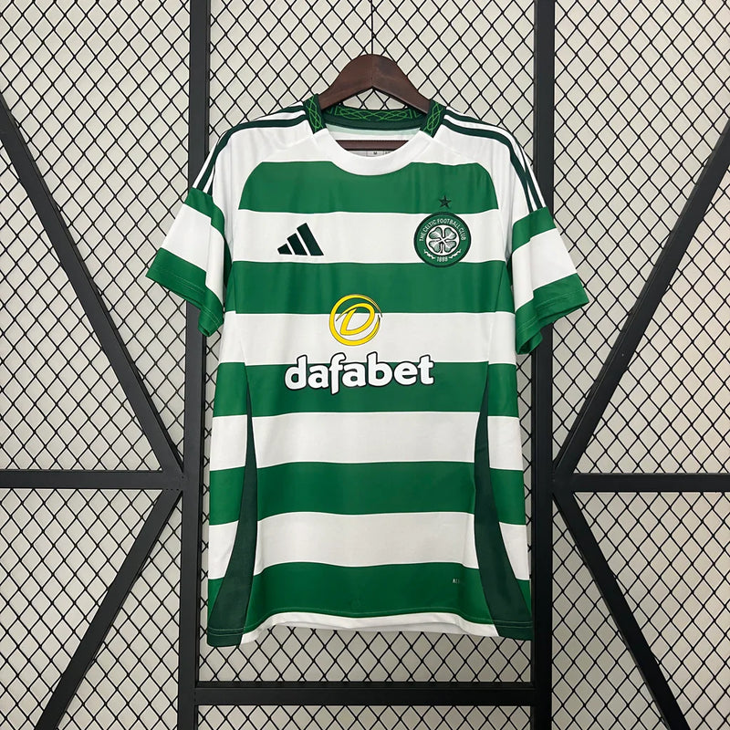 Camisa Celtic Home 24/25 Torcedor Adidas Masculina - Verde e Branco